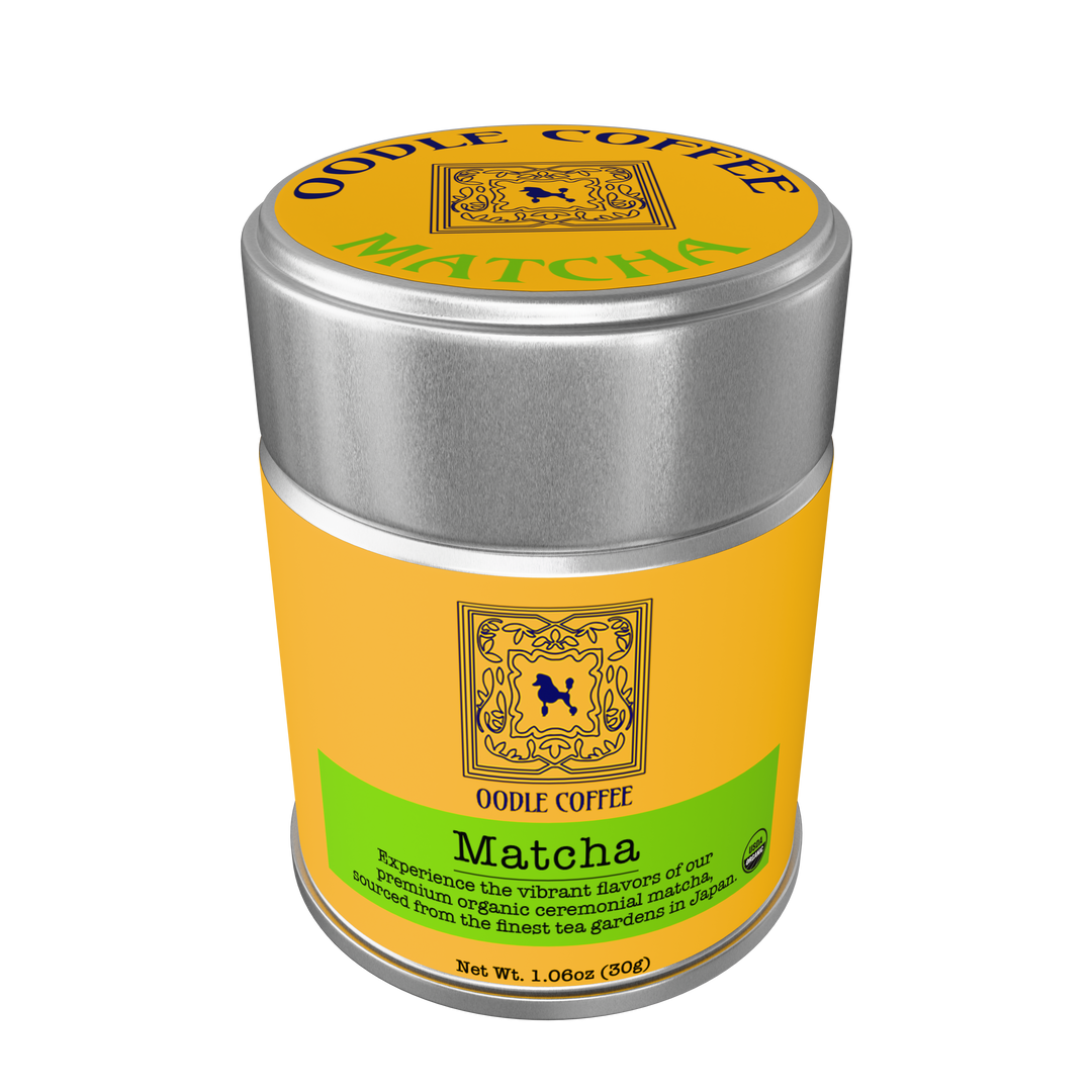 Oodle Coffee Organic Matcha Green Tea Powder Front View