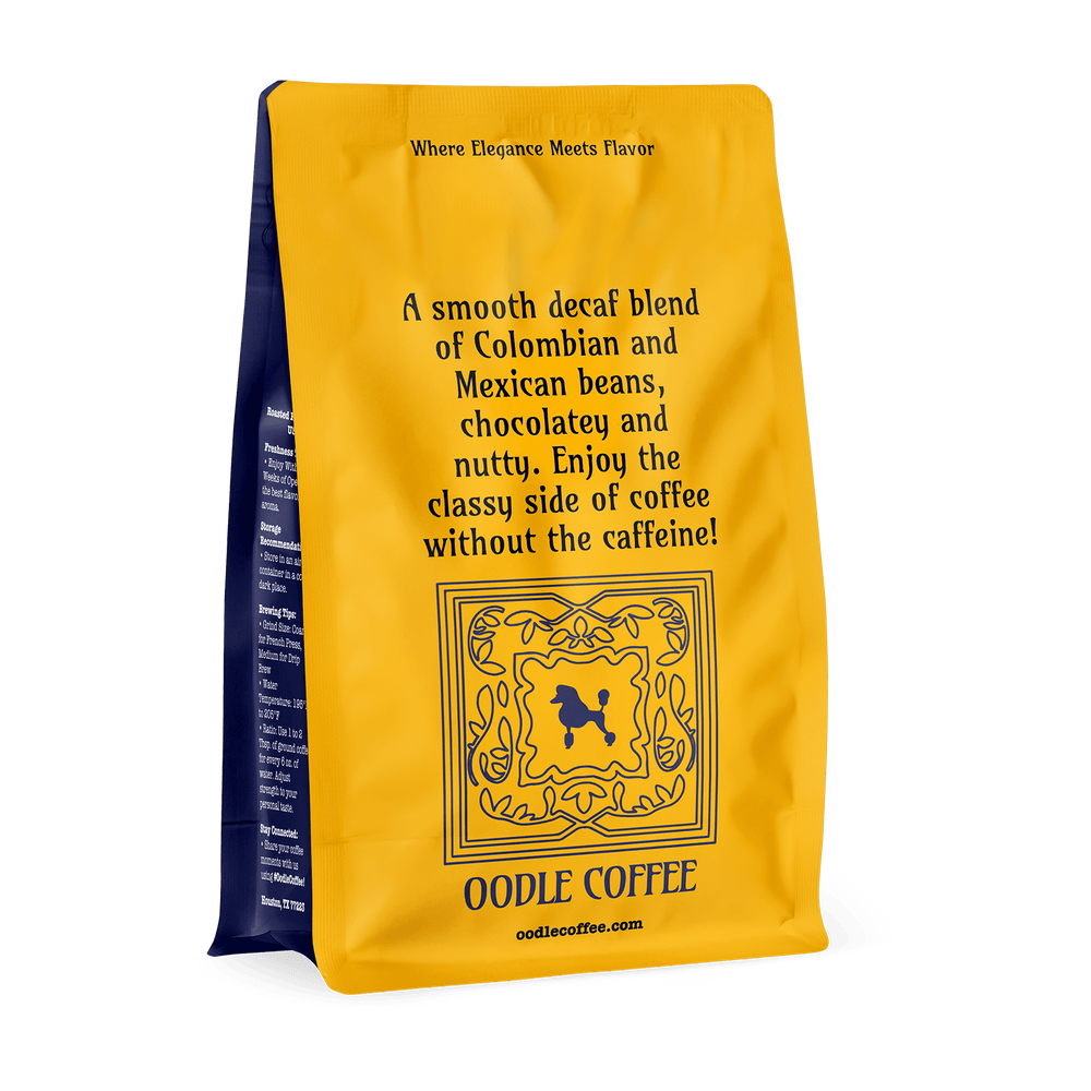 Dapper Dog Decaf Bag Back View