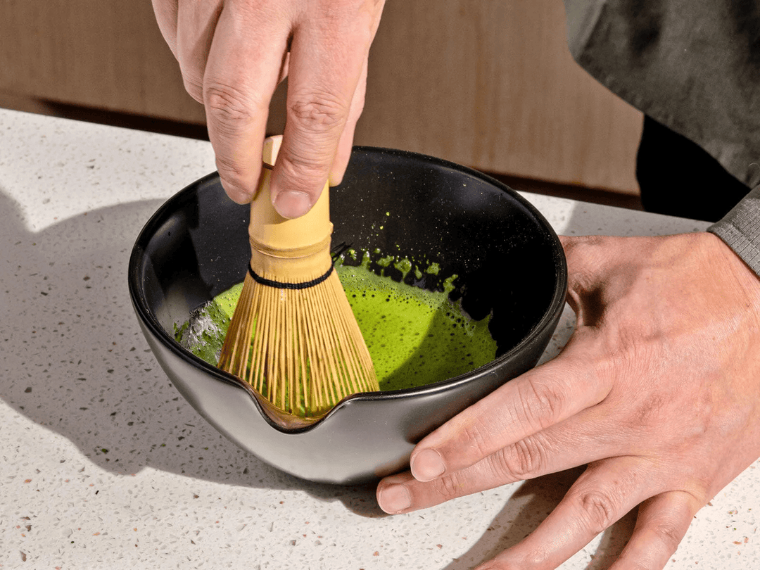 Oodle Coffee Matcha Whisk in Action