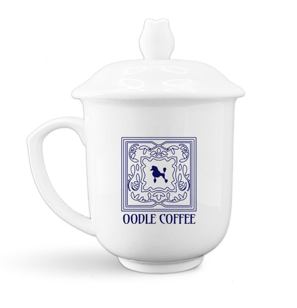 Oodle Coffee Mug with Lid - Left View