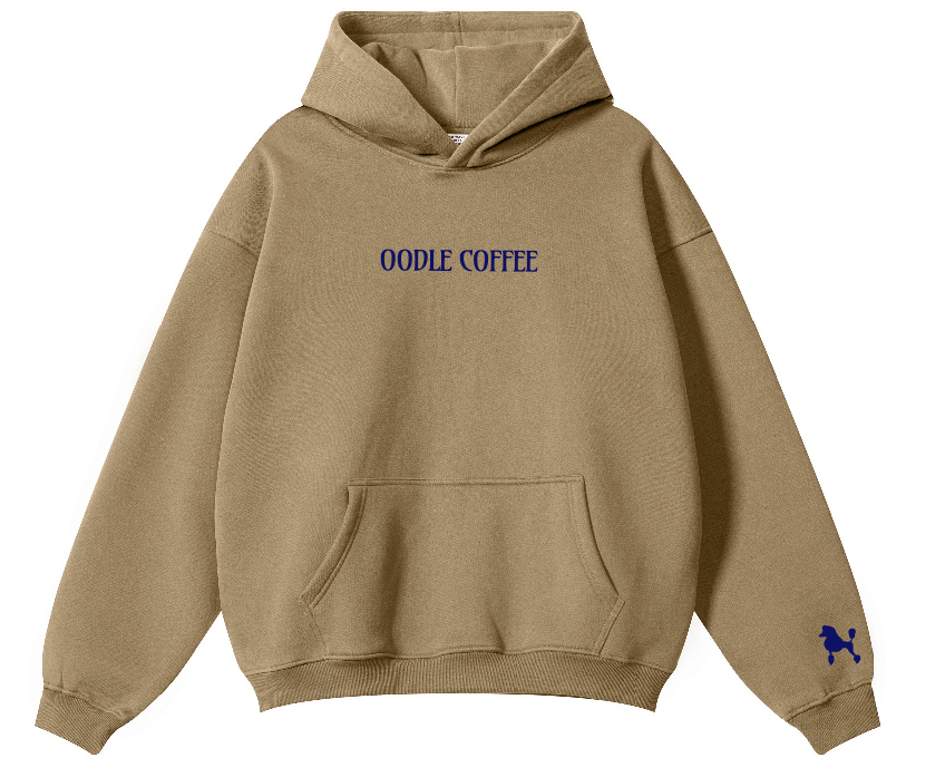 Oodle Cozy Hoodie - Color: Café au lait - Front View